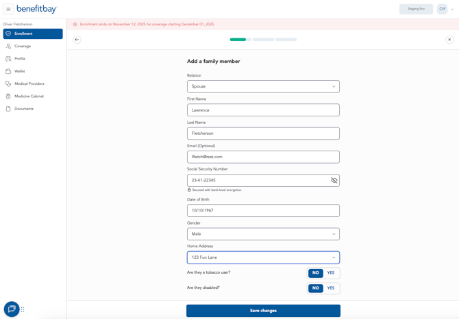 06 Add a family member - Spouse