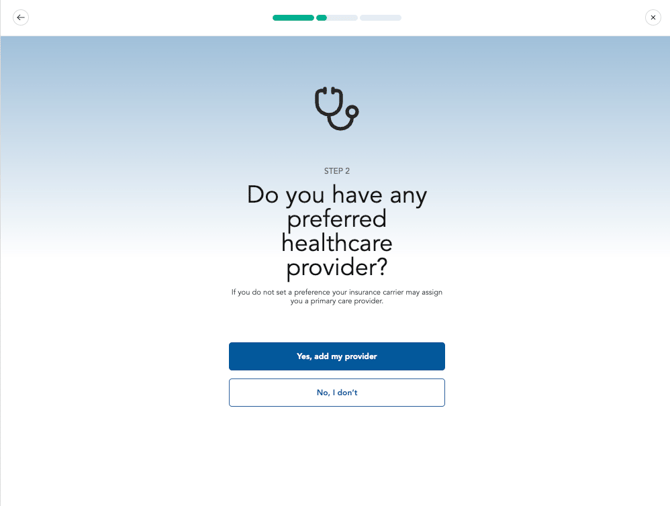 10 Provider lookup - intro screen