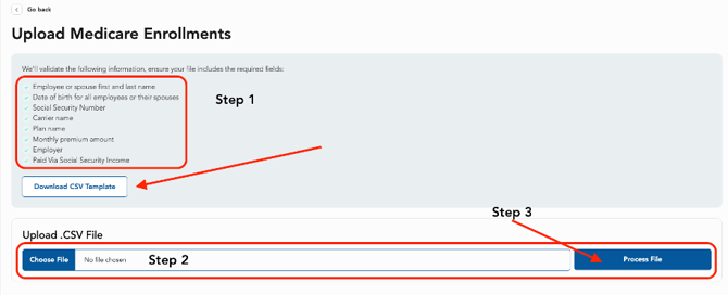 Enroller Medicare Bulk Steps