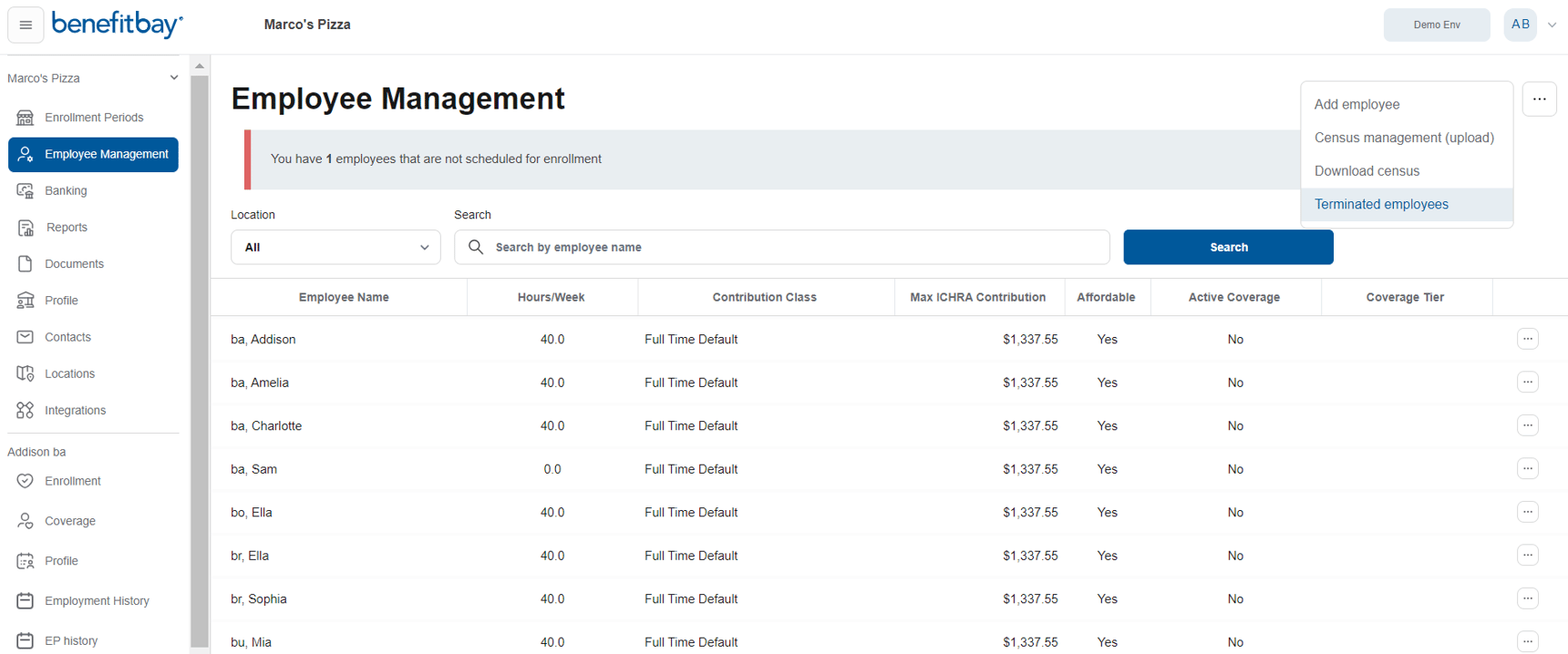 Terminating and Reverting Employee(s)